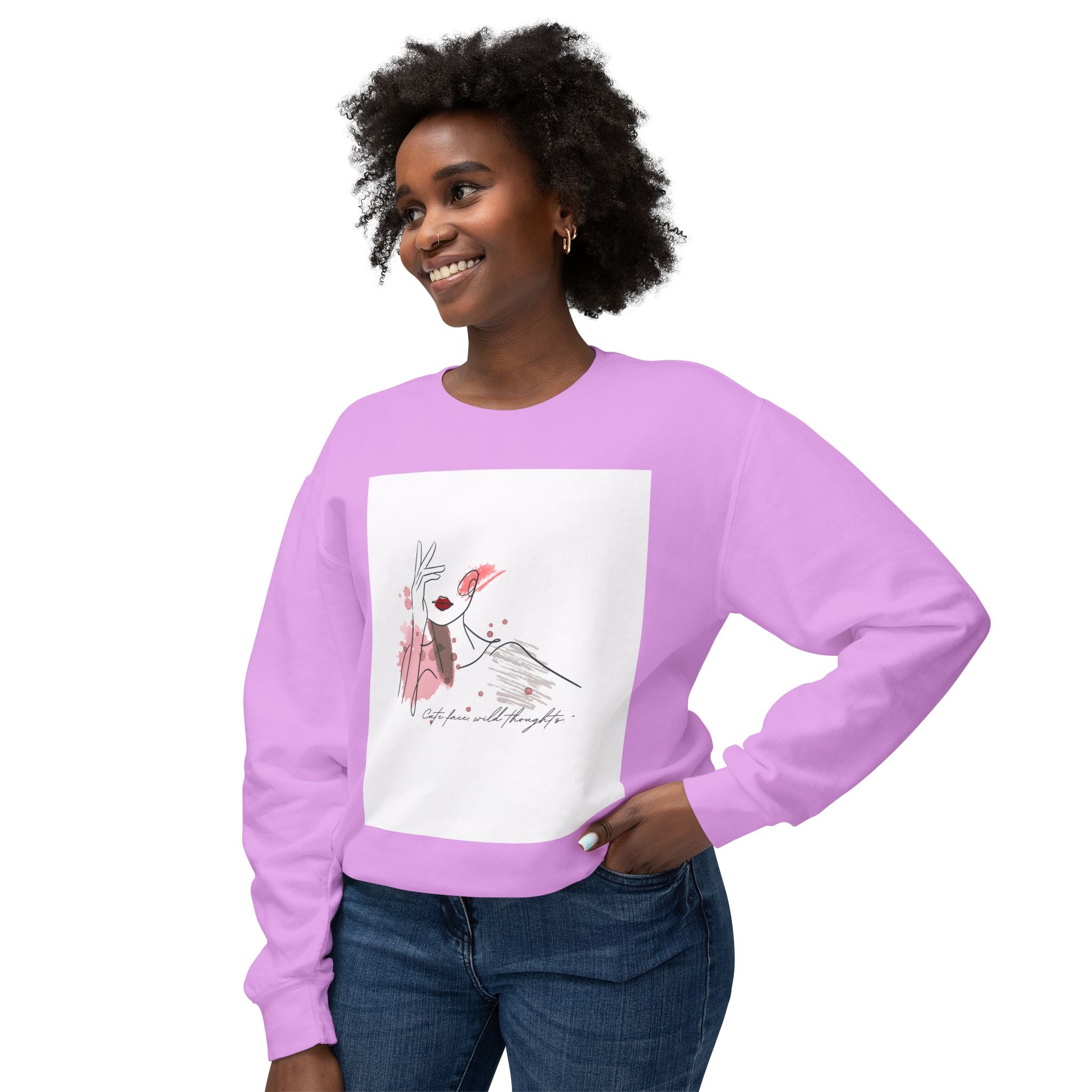 Unisex Lightweight Crewneck Sweatshirt