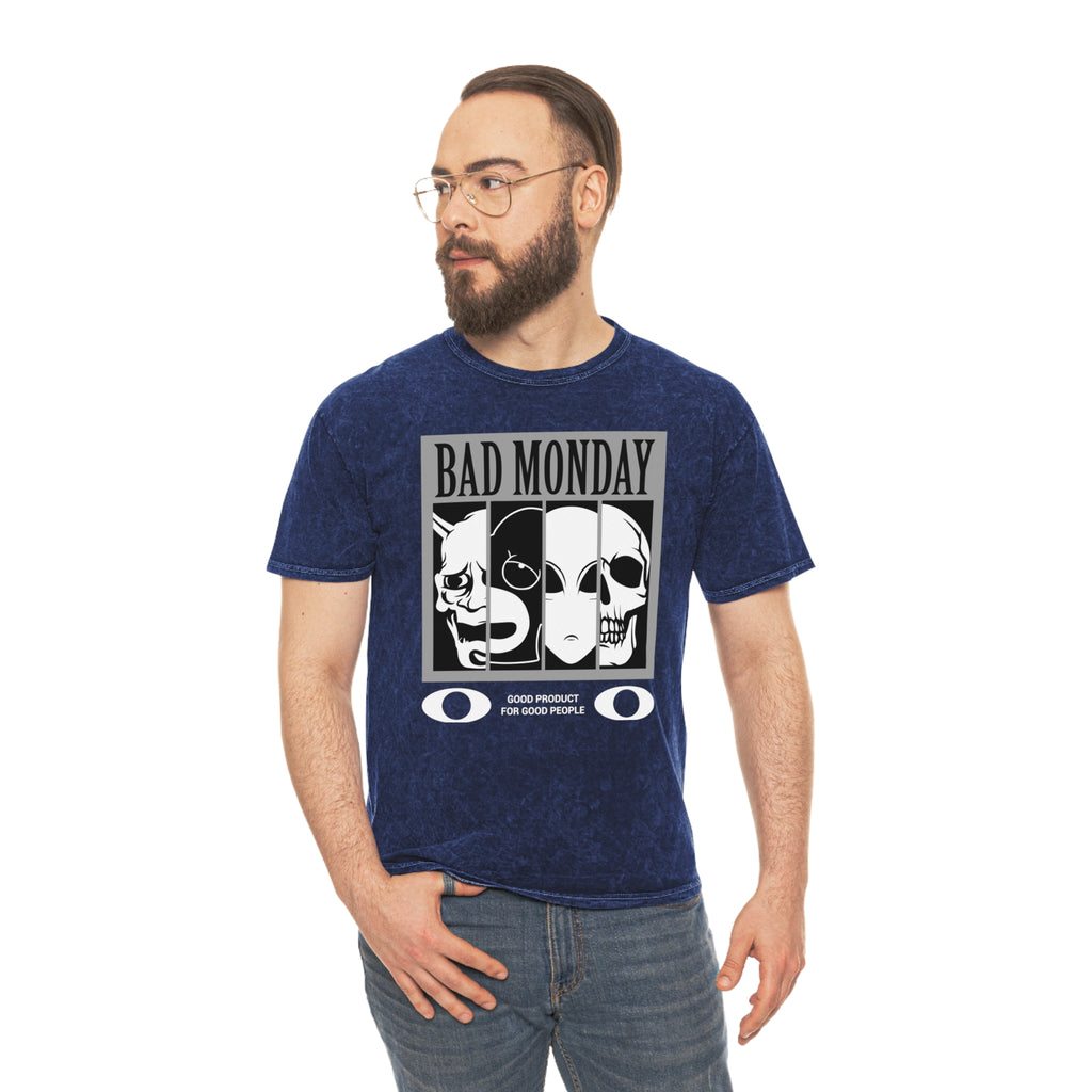 BAD MONDAY Unisex Mineral Wash T-Shirt