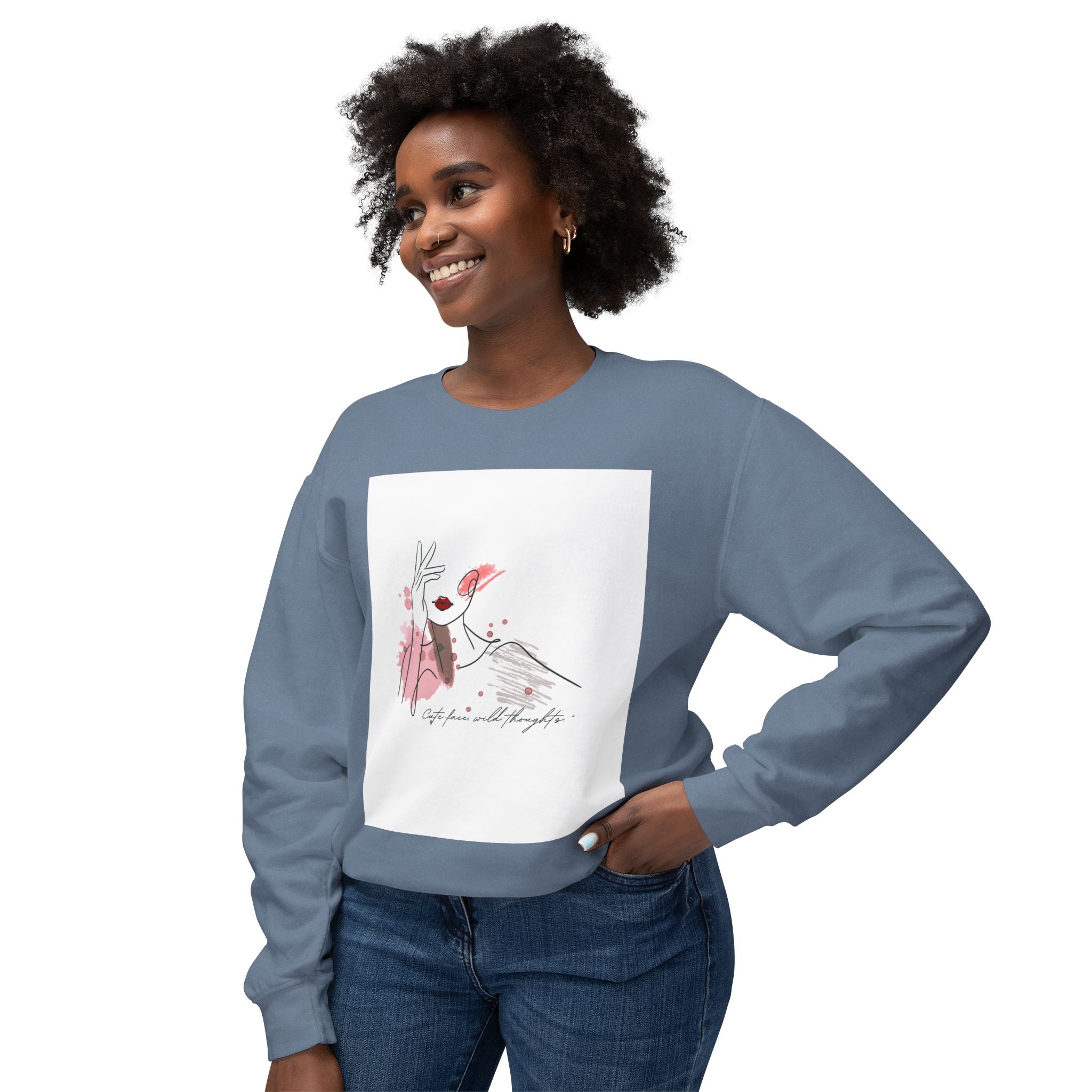 Unisex Lightweight Crewneck Sweatshirt