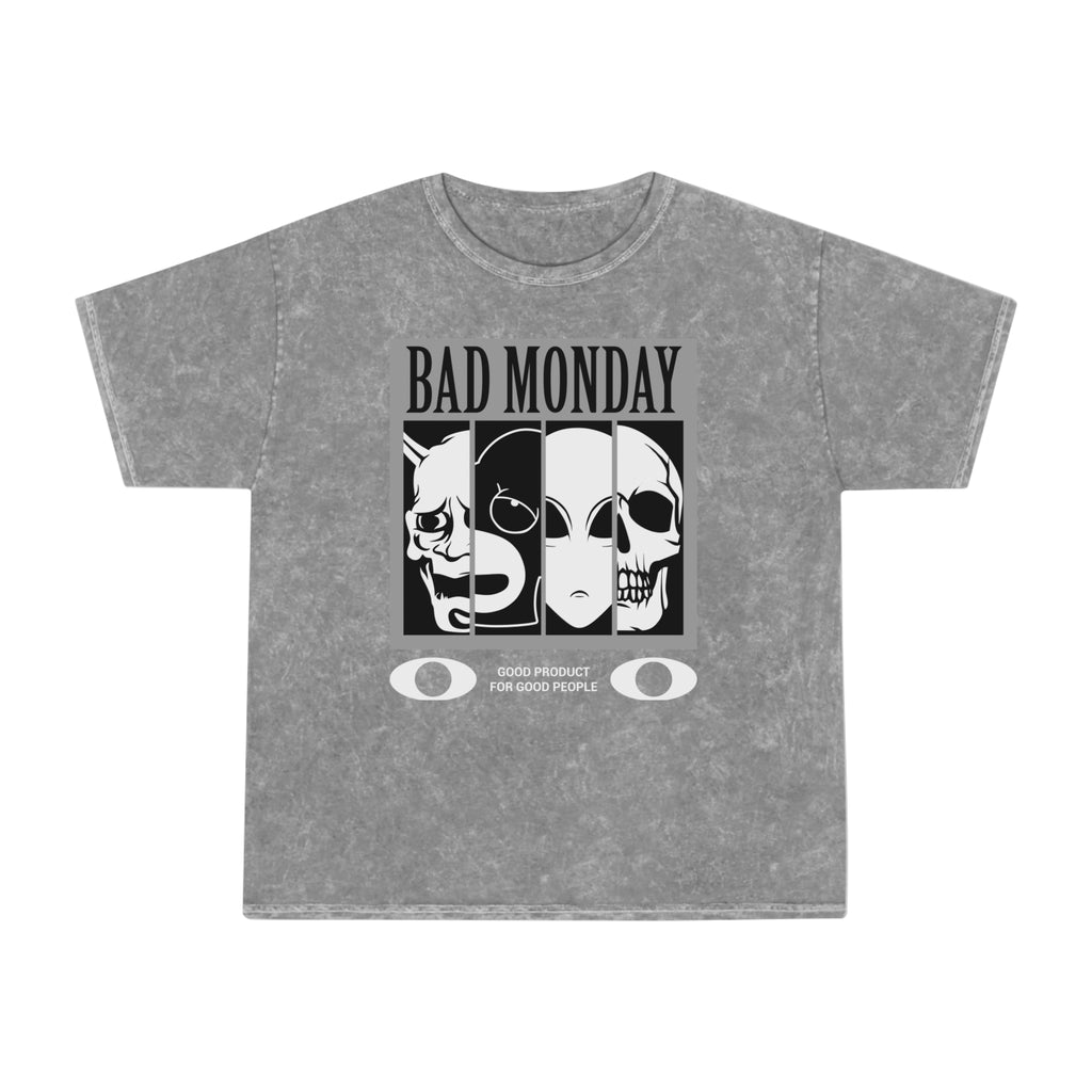 BAD MONDAY Unisex Mineral Wash T-Shirt