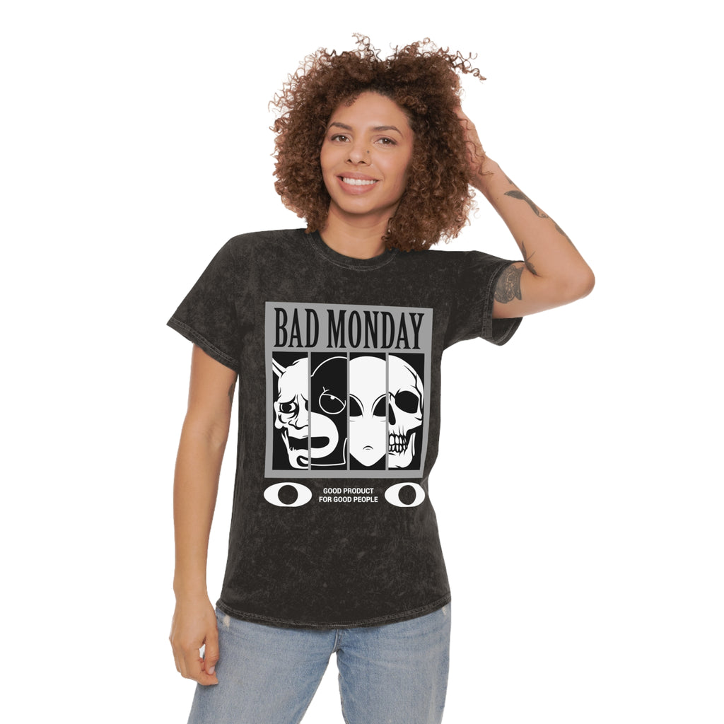 BAD MONDAY Unisex Mineral Wash T-Shirt