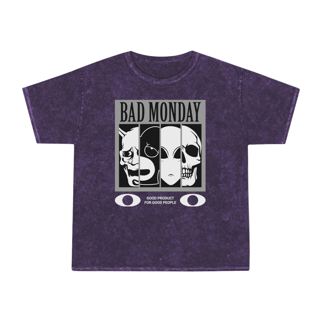 BAD MONDAY Unisex Mineral Wash T-Shirt