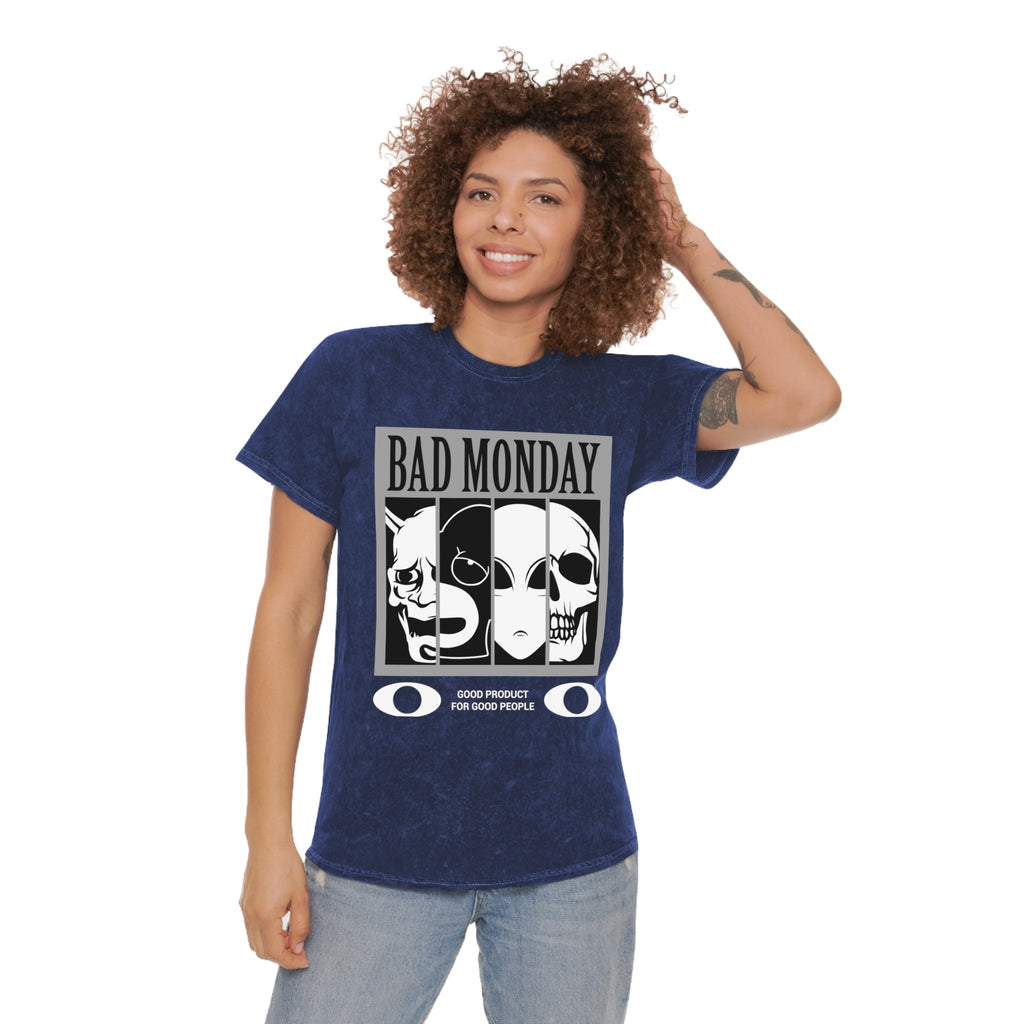 BAD MONDAY Unisex Mineral Wash T-Shirt